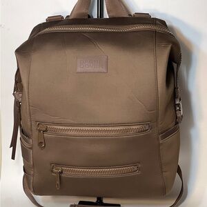 Dagne Dover Brown/Tan Diaper Backpack